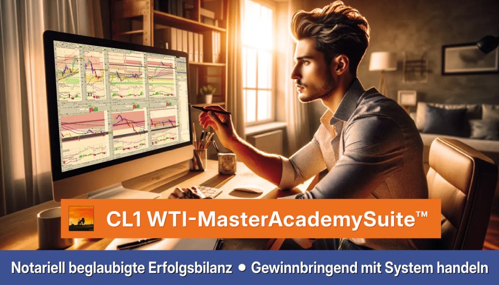 Handeln lernen – sicher, erfolgreich & verständlich! Notariell bestätigte Ergebnisse. CL1 WTI-Rohöl – Verein für Bildung und Wissensaustausch im privaten CFD-Handel. Unser Ziel ist es, Privatpersonen einen sicheren, eigenverantwortlichen und selbstständigen Zugang zum CFD-Handel zu ermöglichen – insbesondere beim Handel mit WTI-Rohöl über den standardisierten CL1-Vertrag. Alle Inhalte dienen ausschließlich der privaten Weiterbildung und dem Wissensaustausch und sind nicht für kommerzielle Zwecke bestimmt.